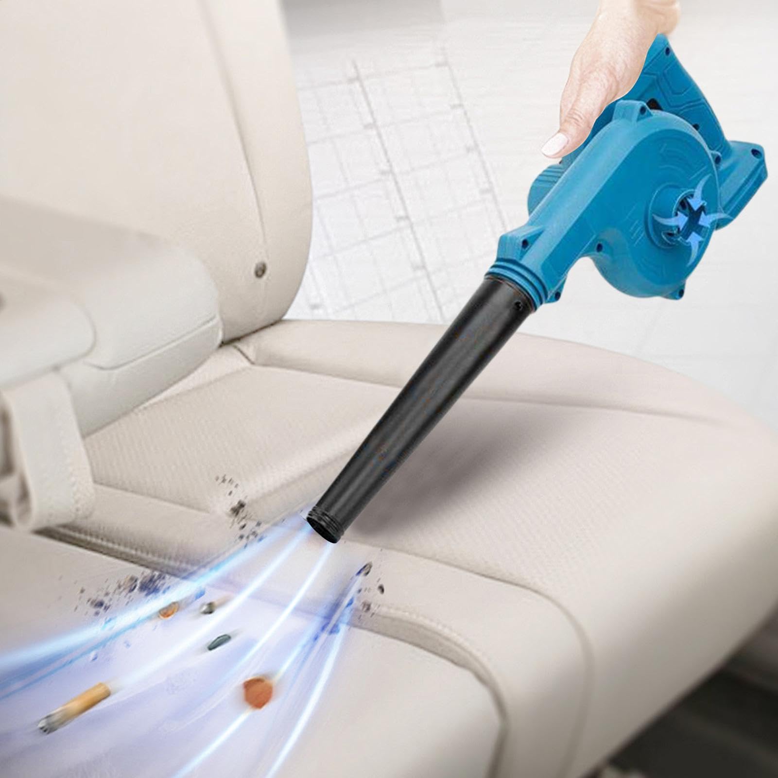 Soffiatore antipolvere senza fili - Soffiatore antipolvere elettrico per | auto, strumento di pulizia con potenti prestazioni di soffiaggio per terrazze, giardini domestici e garage