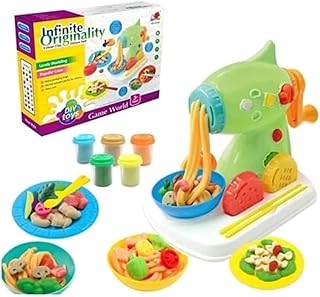 لعبة صلصال مفرمه ، لعبة صلصال بنمط آلة عجين مطبخ لتمية المهارات ، و مفرمه صلصال