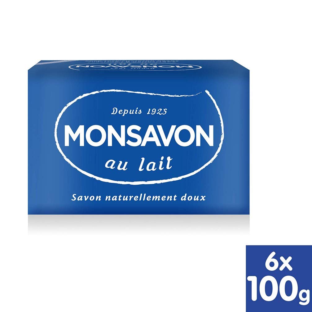 Monsavon La Authentique Soap 6 x 100 g [Amazon-developed Certification] Compact by Design