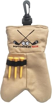 Naysku Portable Golf Ball Storage Bag, Innovative Golf Ball Pouch, Golf Ball Carrier Pocket Holder Bag, Funny Clip Snap Prank Golf Bag, Golf Ball Pouch Golf Sack Bag for Golf Accessories