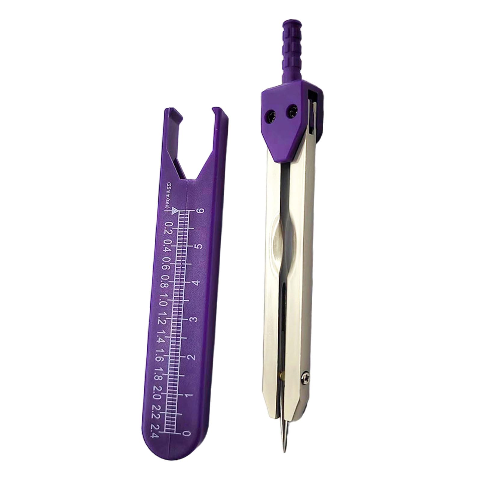 Electrocardiogram Caliper Black Calipers Electrocardiogram Divider for Nursing 0?2.4in Ruler Drafting Divider Ecgekg Calipers Ruler Drafting Electrocardiogram Divider