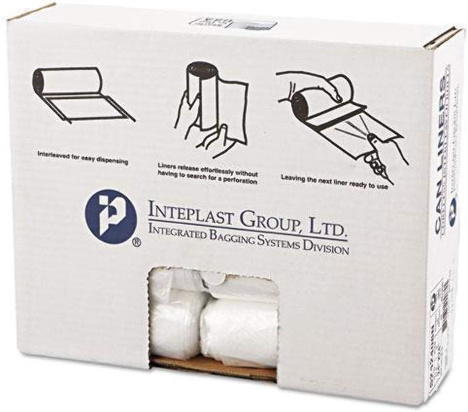 CAN LINER 24X24" CLEAR 1000/CASE