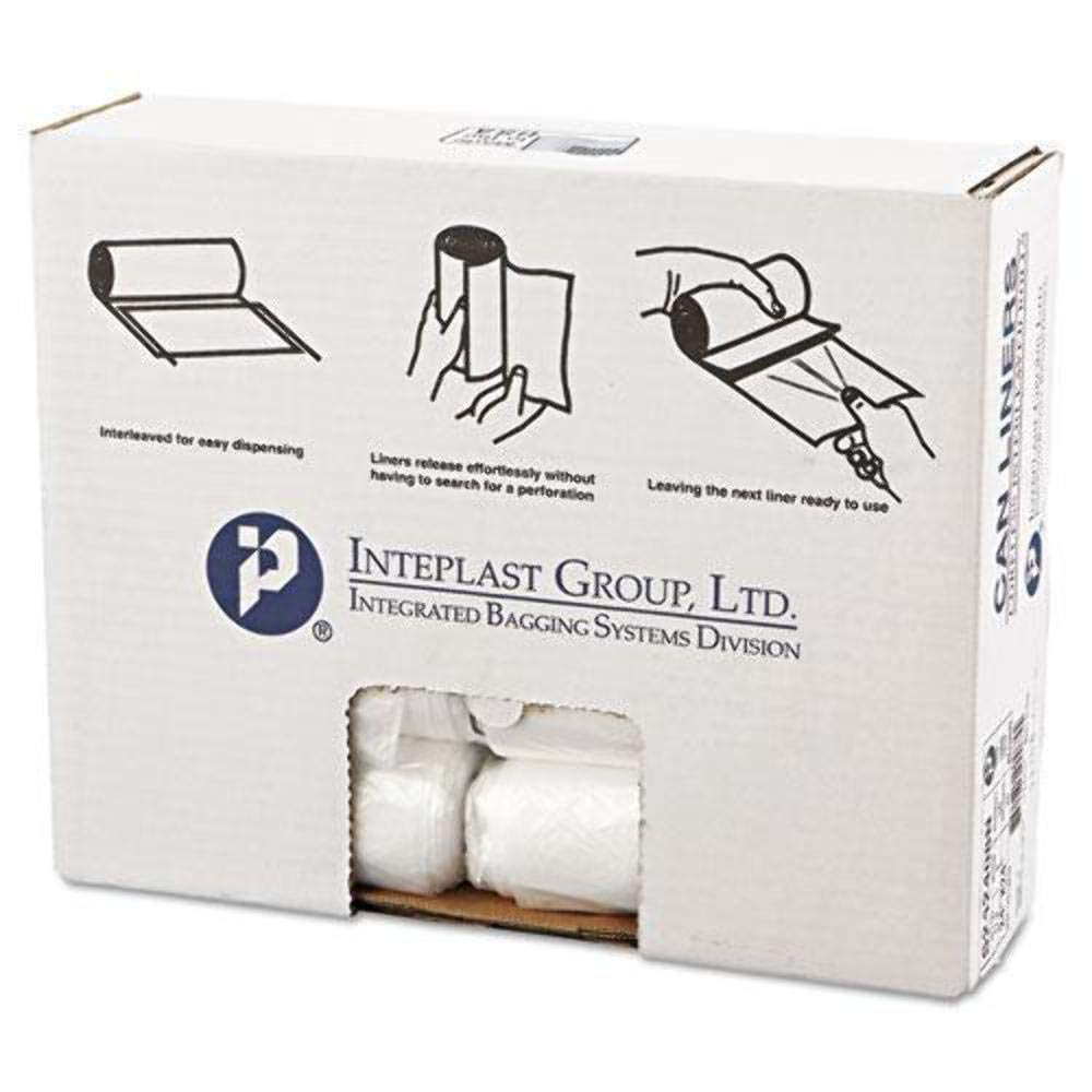 CAN LINER 24X24" CLEAR 1000/CASE