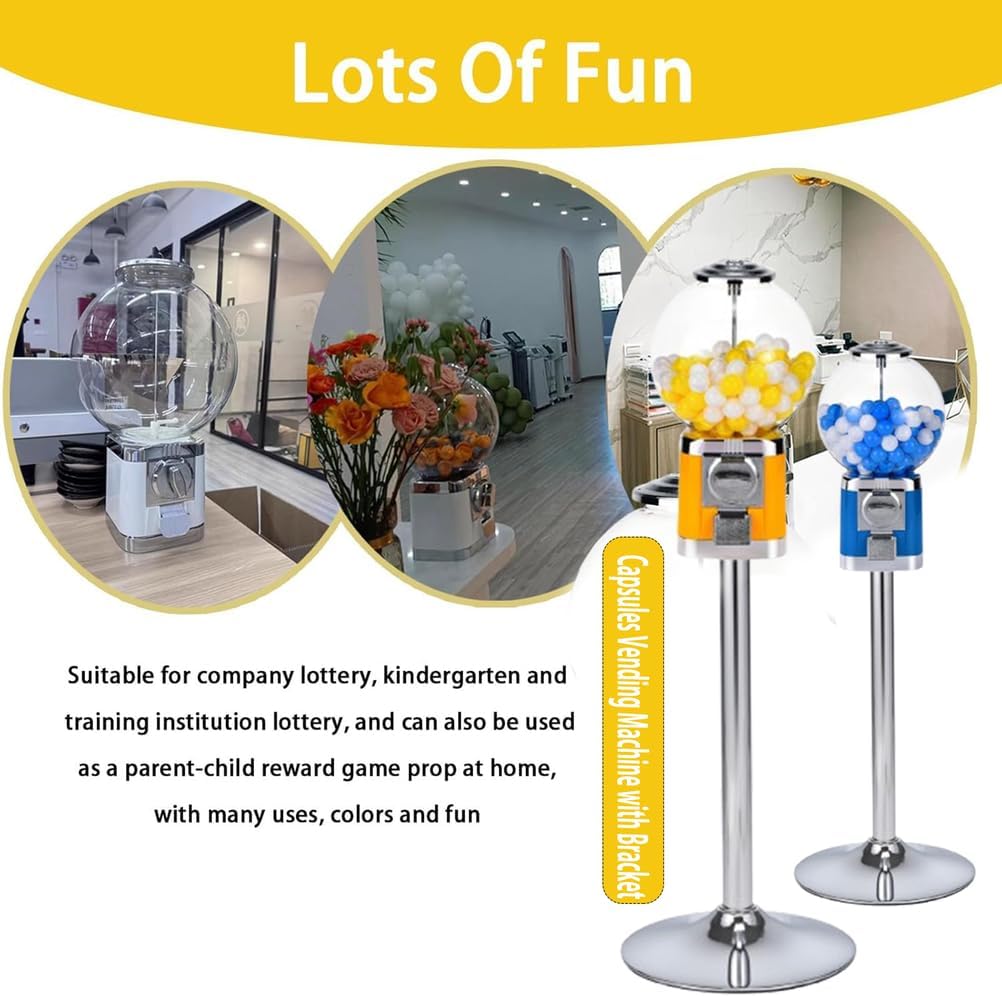 ガチャガチャ 本体 ガチャマシン レトロ 機械 コインは不要楽しいカプセルマシン ガチャマシーン ドーム型 カプセルマシン 業務用 ガチャガチャ 本体  ガチャマシン レトロ 機械 100ゲームコイン用 楽しいカプセルマシン ガチャマシーン ドーム型 カプセルマシン 業務用 ...