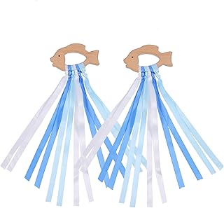 Hoement 2 Peças Mordedor Brinquedos Infantis Brinquedos Infantis Brinquedos De Mastigar Para Bebês Brinquedos Educativos Brinquedos Infantis Brinquedos Para Bebês Brinquedos De Madeira