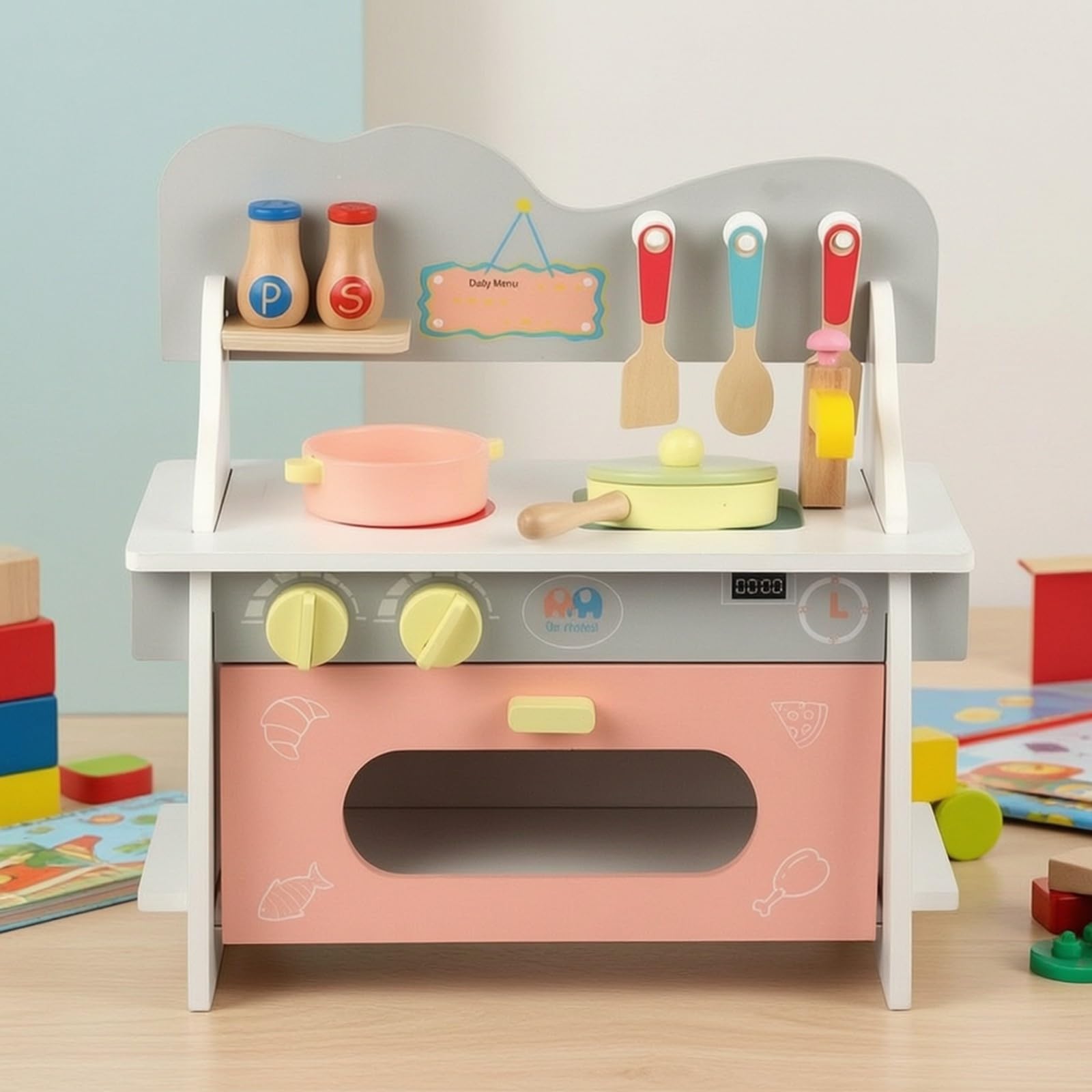 Giocattolo con Interattiva Realistico, Giocattolo con Accessori, Giocattoli, per Cameretta, Asilo, Bambine, Colorata A