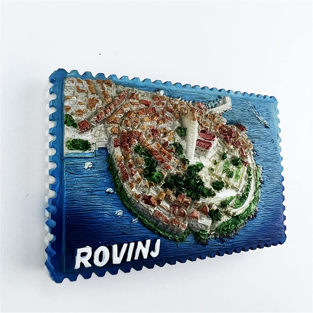 Magnete Da Frigorifero 3D Parenzo Croazia - Souvenir In Resina Fatta A Mano, Mini Formato 7,5x5 Cm, Regalo Viaggio, Decorazione Casa