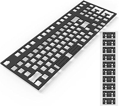 Poron Keyboard PCB Form 98 Layout, 120 Poron Switch Pads and Keyboard Sound Damper for Custom Keyboard