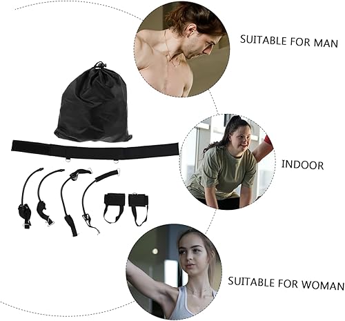 Miniatura 9 de Sosoport 1 Unidades Banda Elástica Banda de Cintura Banda Elástica Correa Estiramiento Correa de Resistencia Correas de Cintura Correas de Yoga