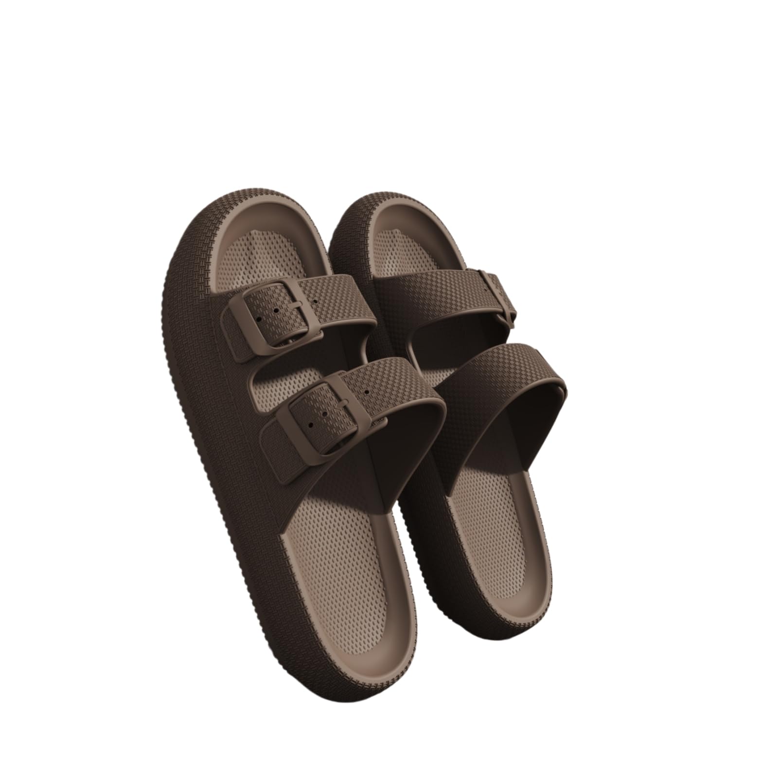 Ciabatte Uomo Men's Outdoor Fashion Sandali di Suola Spessa - Pantofole Doccia Antiscivolo per Bagno, Casa Leggera E Confortevole-coffee-36-37