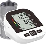 Blood Pressure Monitor for Home Use - Automatic BP Machine with Clinically Accurate Readings, 2 Users LCD Display, 198 Memory & Large Arm Cuff 22-42cm (FSA/HSA Eligible)