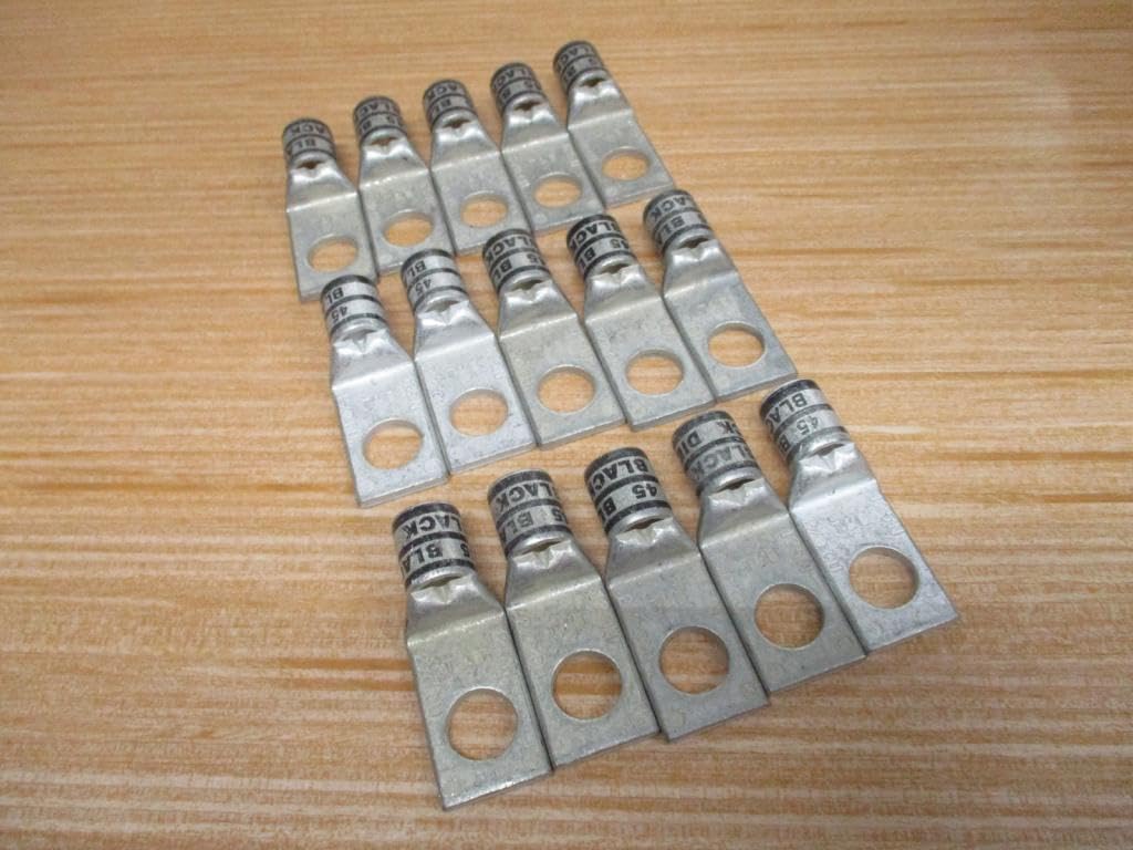 Thomas & Betts 125N 2/0 Compression Lug Black (Pack of 14)