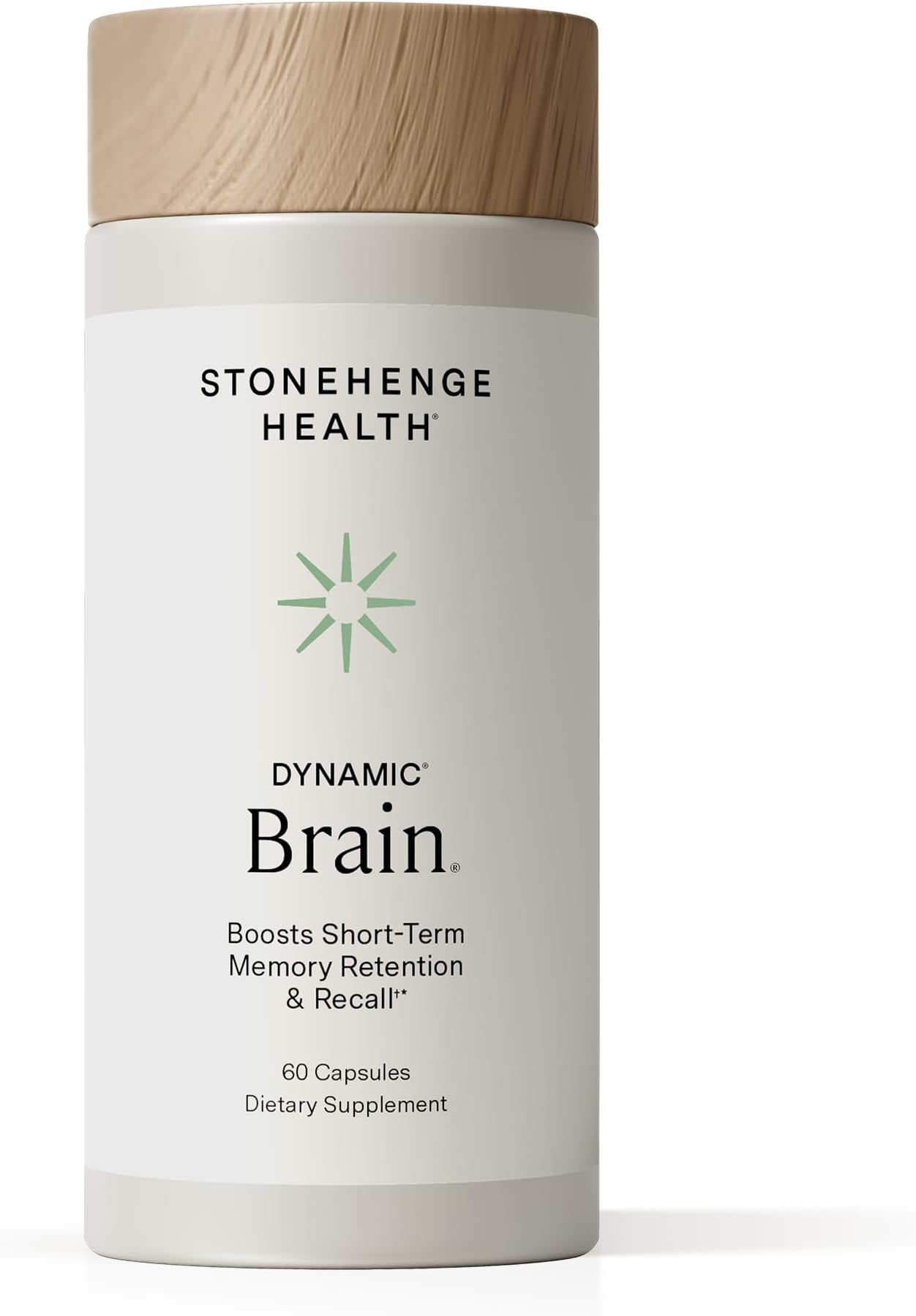 Dynamic Brain – BacoMind® Bacopa Nootropic Formula – Memory, Recall & Retention, Phosphatidylserine, Huperzine A, DHA & Choline – 40 Brain-Boosting Ingredients – Non-GMO, 60 Caps