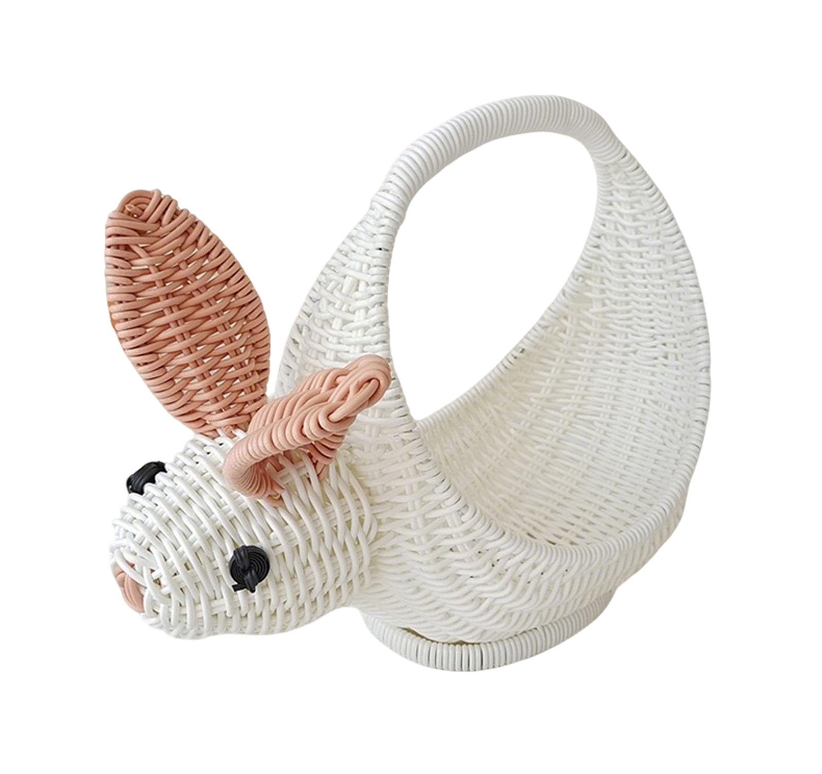 Boîte de rangement lapin osier stockage polyvalent aliments design élégant espace
