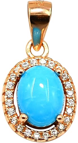 Miniatura 3 de Juego de joyas de plata de ley 925 para mujer, diseño de bella durmiente, turquesa azul y turquesa, regalo de amor y amistad para novia