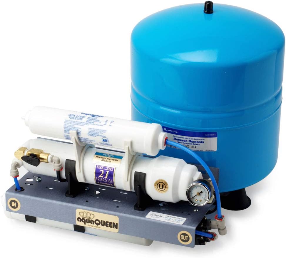 Pure H2O Reverse Osmosis (RO) Water Purification System - Manual Flush