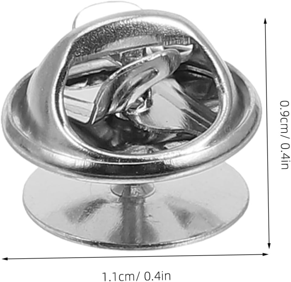 Butterfly Clutch Pin Backs for Badges and Service Bars, 150 Pack
