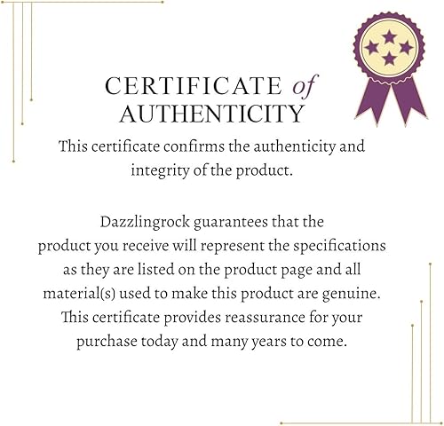 Miniatura 6 de Dazzlingrock Collection Colgante de lágrima de oro blanco de 18 quilates de 0394 x 0276in con corte de pera y diamante de corte redondo para mujer