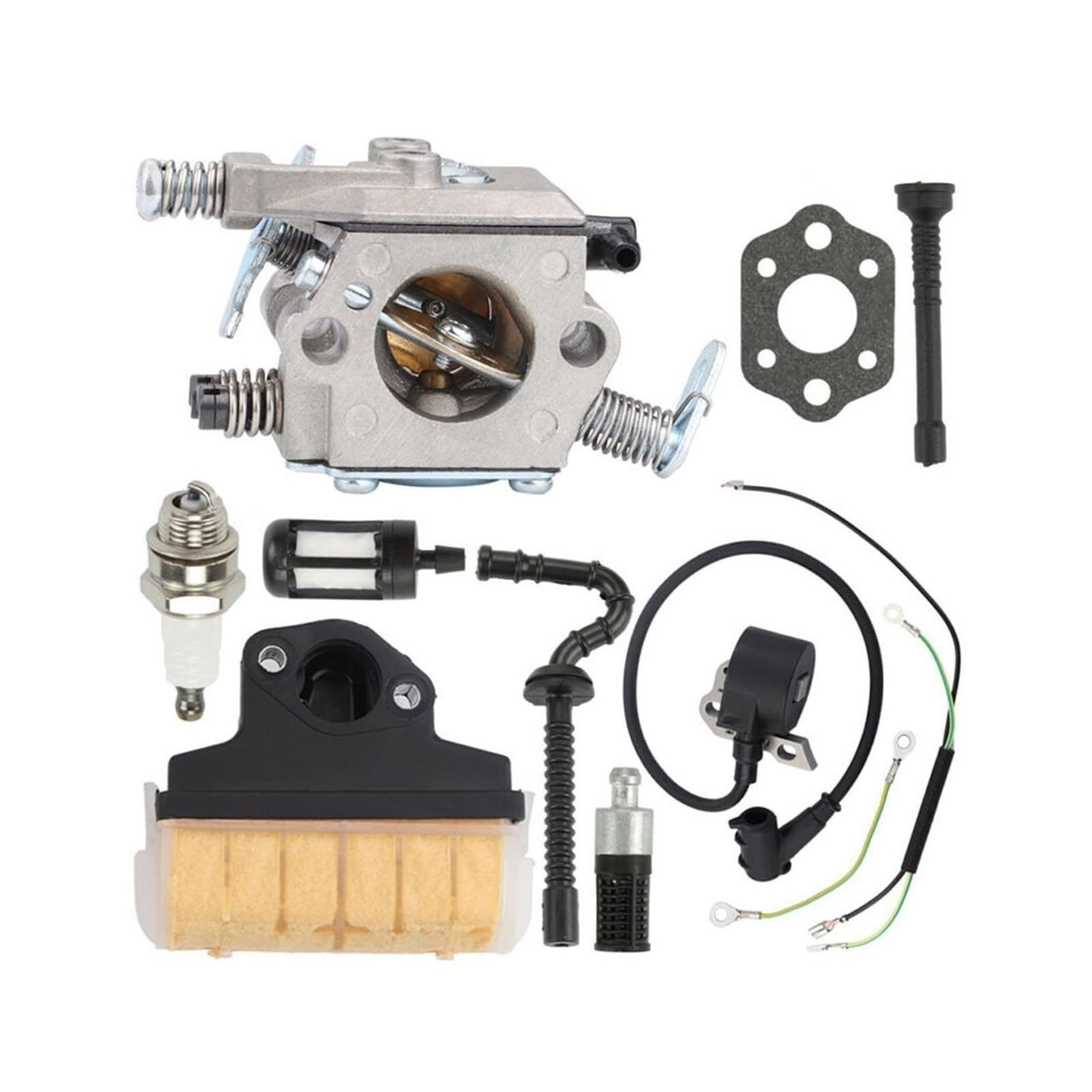 Genérico Carburador del soplador Filtro de Bobina de Encendido de carburador, Accesorios de Repuesto, carburador para Stihl 021 023 025 MS250C MS250 MS210 MS230