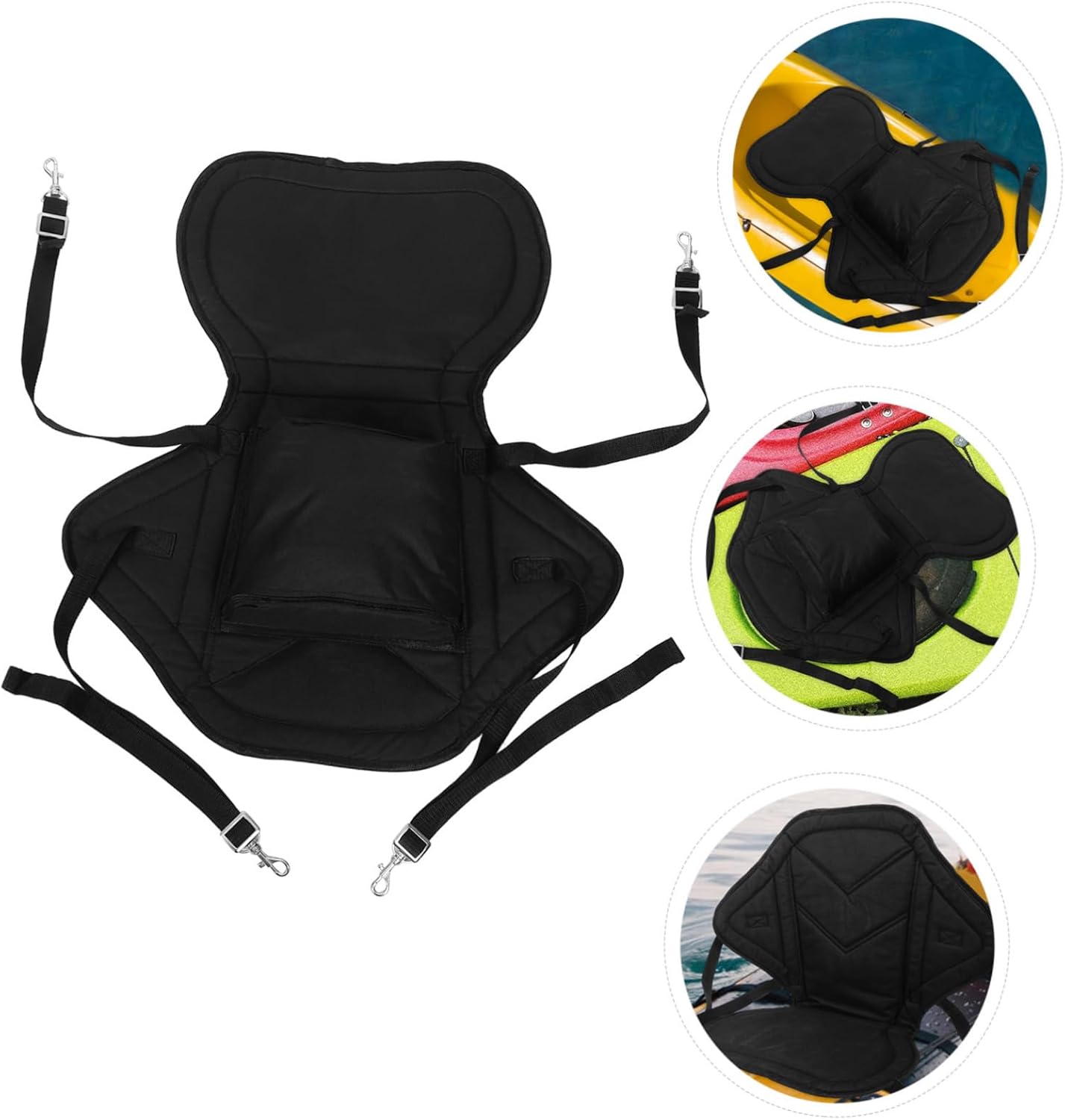 YARNOW Comfortable Portable Kayak Backrest Cushion Durable Ergonomic Design for Easy Installation Kayak Accessories for Enhanced Support and Comfort During Water Sports