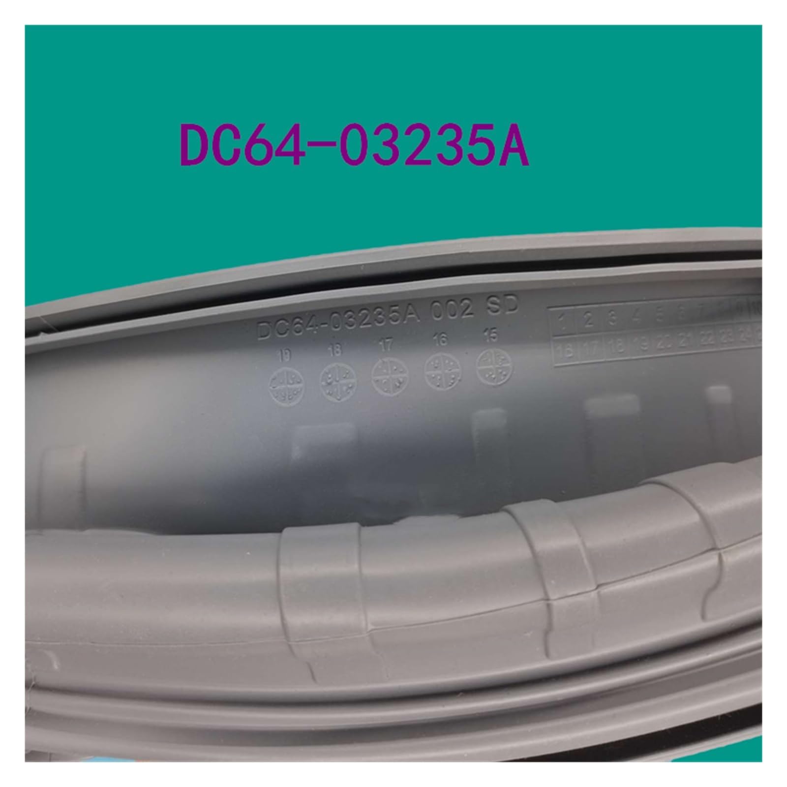 Junta De Puerta For Lavadora De Carga Frontal, Compatible Con Samsung