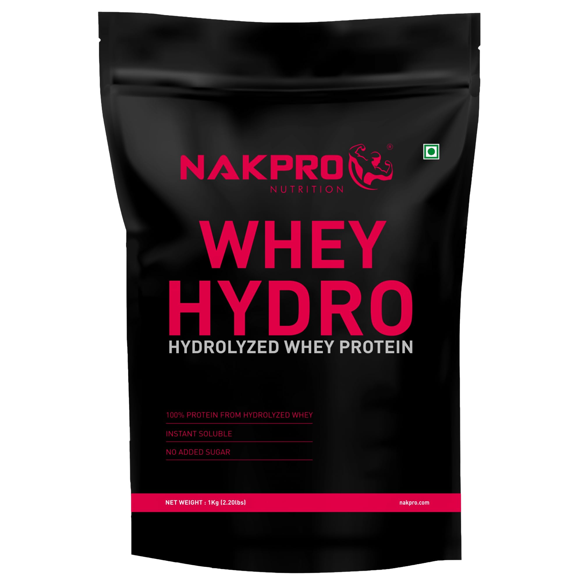 HYDRO Whey Protein Hydrolyzed | 24.89g Protein, 5.45g BCAA | Easy Mixing, Low Carbs, Easy Digesting Whey Protein Supplement Powder for Men, Women & Athletes | 1 Kg (Vanilla)