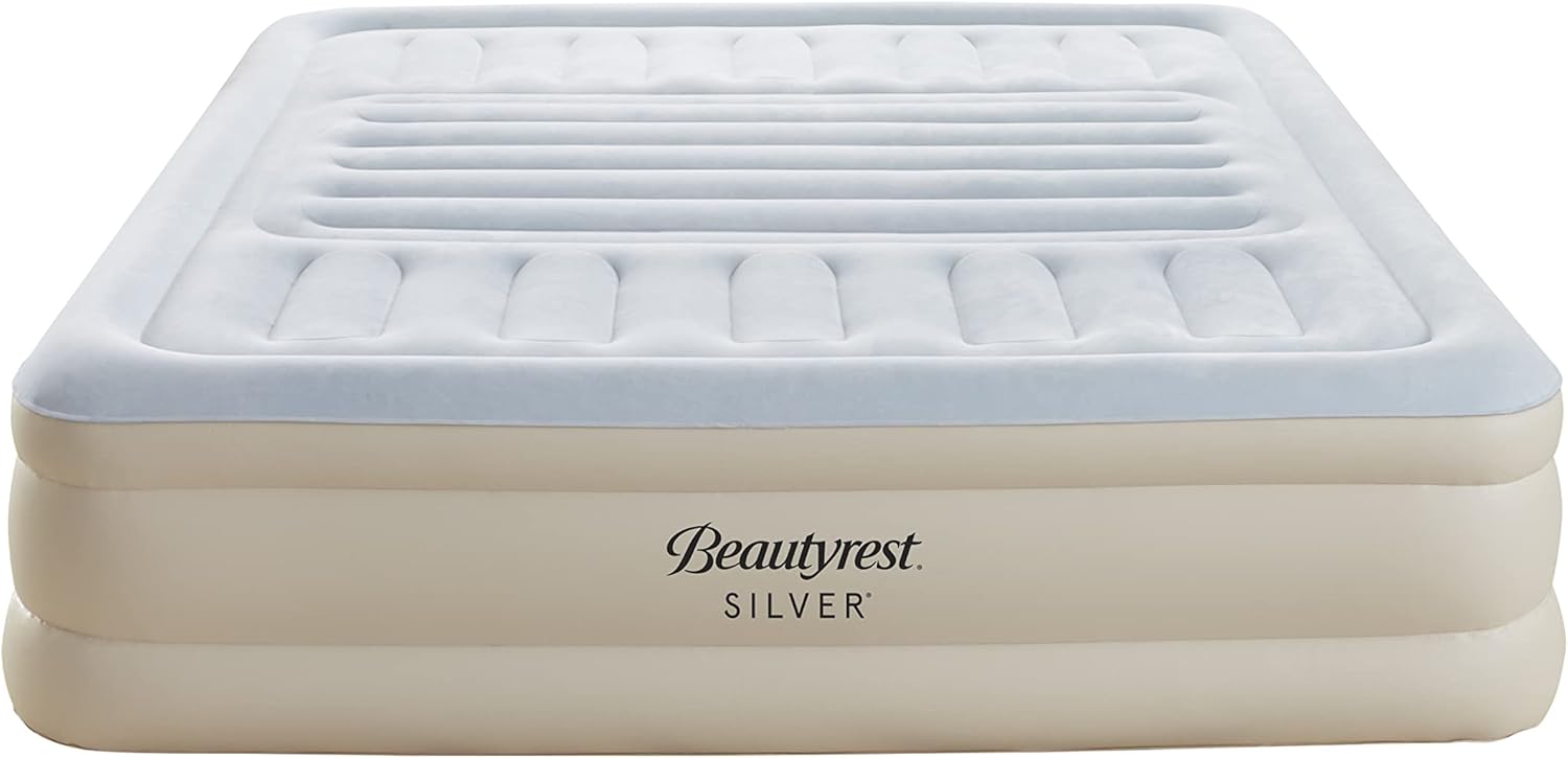 Beautyrest 18 inch Lumbar Supreme Air Mattress, deflated and unrolled.