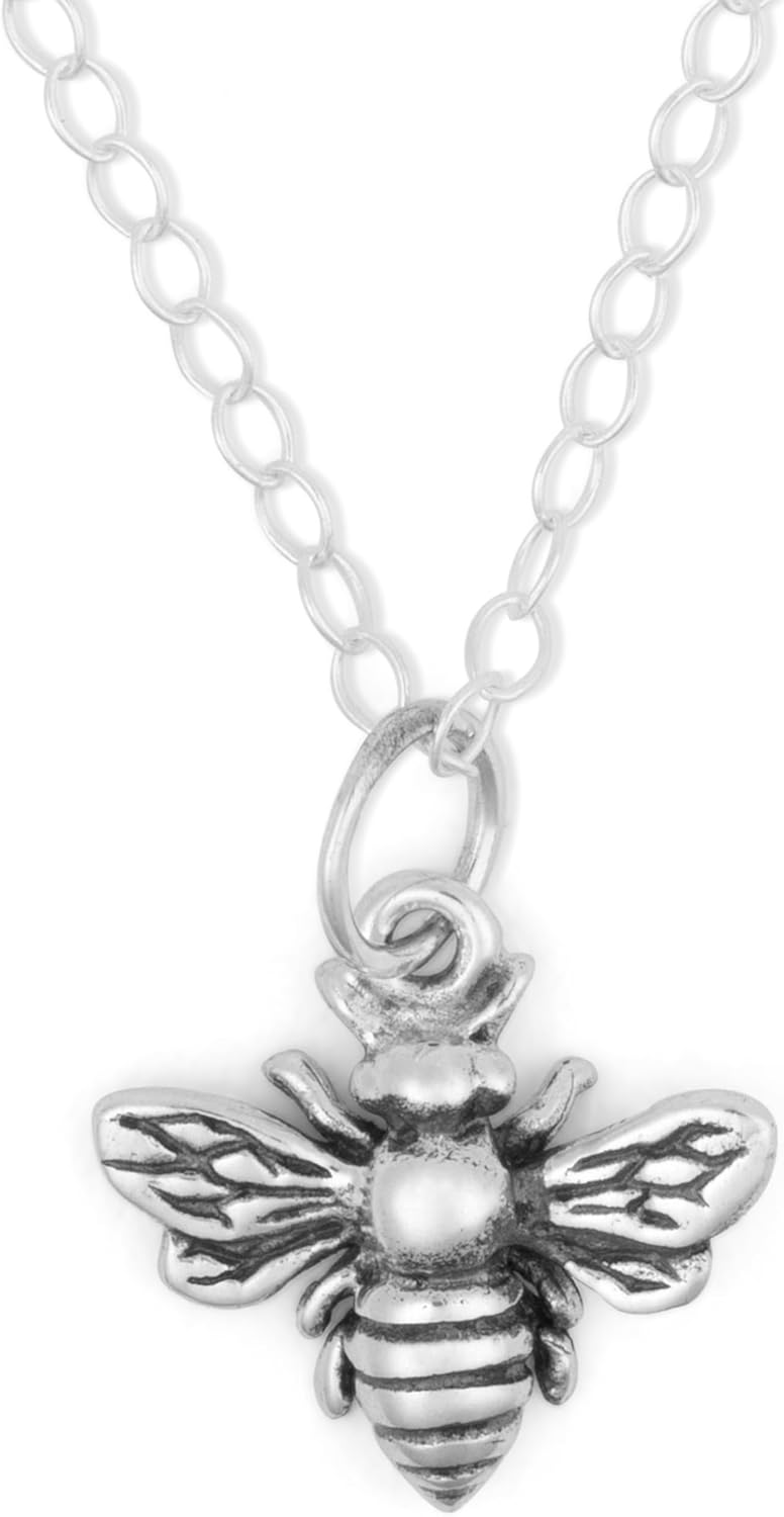 NINA DESIGNS Sterling Silver Necklace - Recycled Sterling Silver Jewelry For Women, Dainty Jewelry for Women, 925 Sterling Silver Necklace For Women