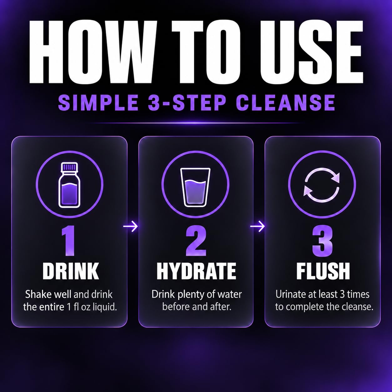 STRIP NC Complete Body Cleanser – Extra Strength Detox Drink, Grape 1 oz — Amazon image 4