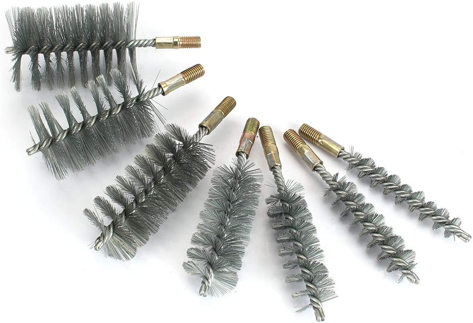 1Pc 1.2" Round Pipe Tube Cylinder Bores Stainless Steel Wire Brush 32mm