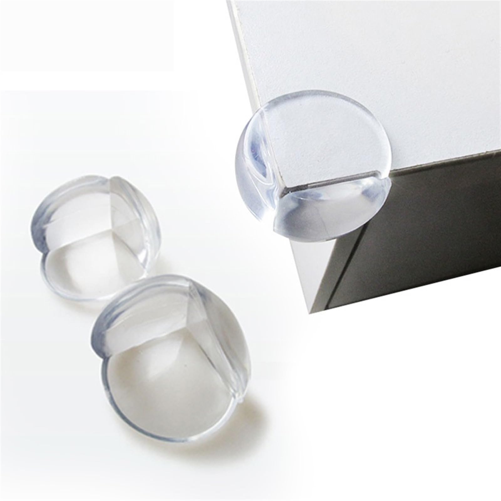 Protectores de mesa para la seguridad de los niños, 4 fundas de protección de silicona, protectores anticolisión, cojín de bordes suaves, accesorios de seguridad para el hogar