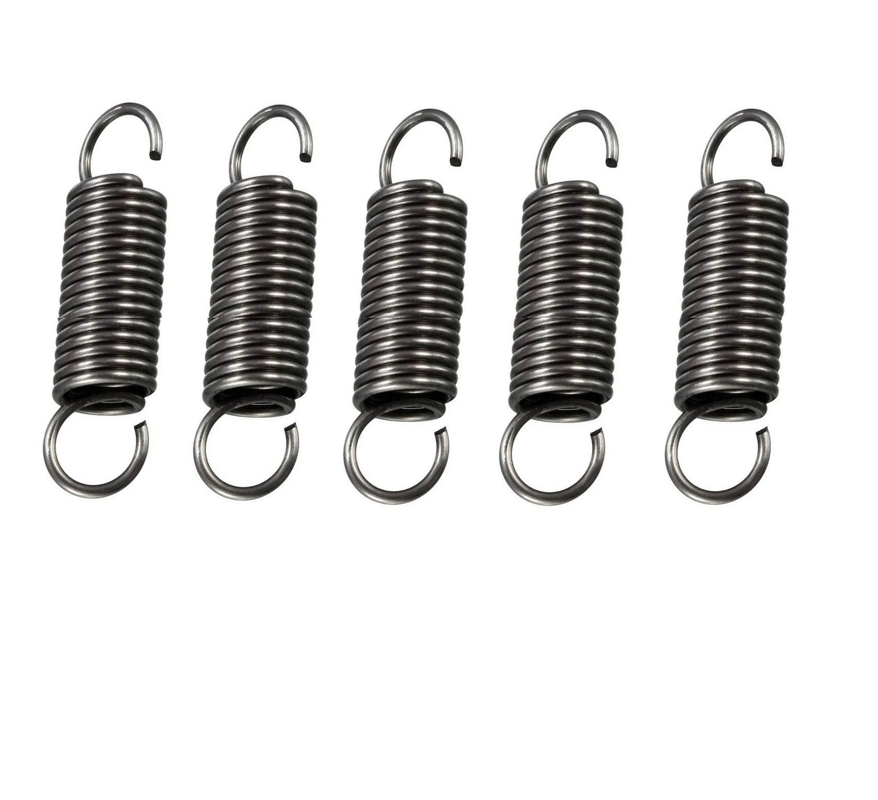 Spannfedern 5 Stück | 35mm Länge, 10mm Außendurchmesser | Zugfedern Mit Haken