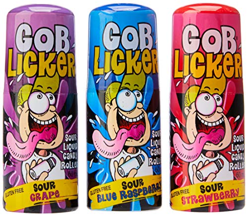 TNT Gob Licker Sour Liquid Candy Roller, 12 x 60 Milliliters