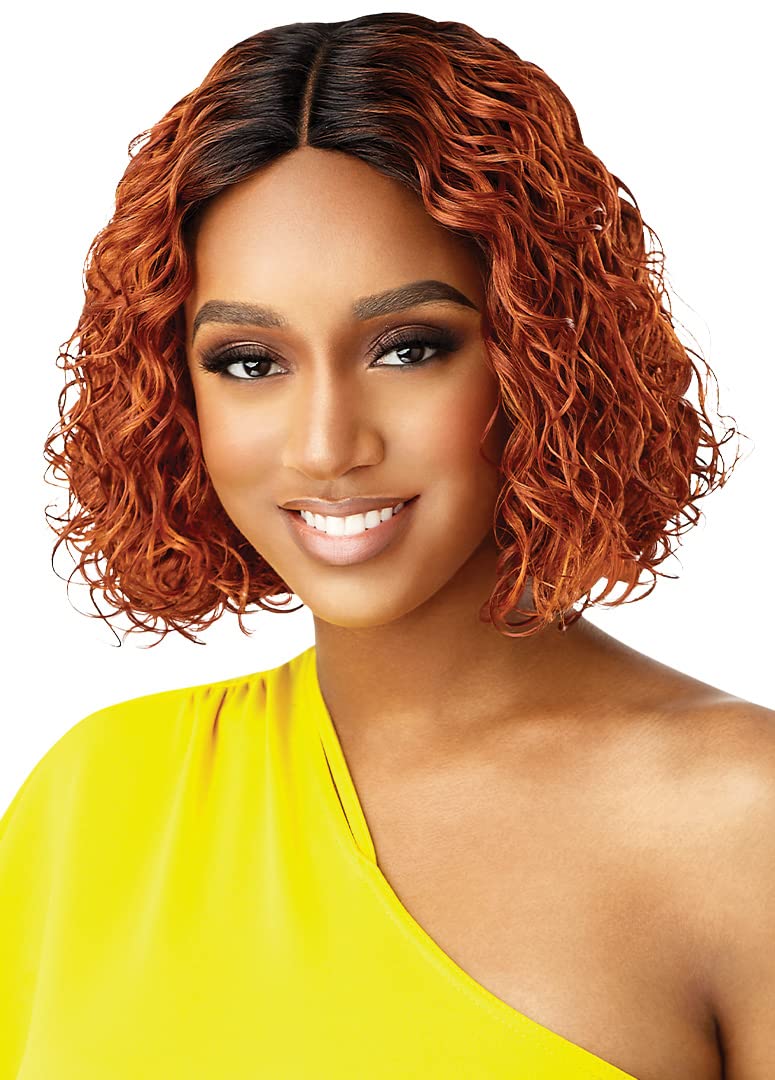 Outre The Daily Wig Premium Synthetic Lace Part Wig DAZZLIN (DR Copper Orange)