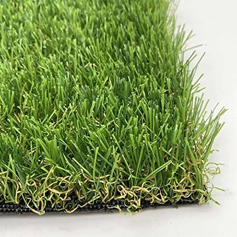 1m x 4m Roll of Premium Artificial Landscape Grass Turf Lawn Garden Play Areas Instant Green Cover