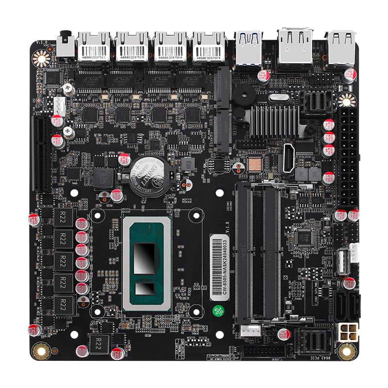 Amazon.com: NAS Mini ITX Motherboard Pentium Gold 8505 i5-12450H
