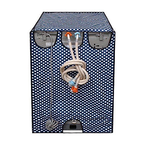 Image of DREAM KING Waterproof & Dust-Proof Top Loading Fully Automatic Washing Machine Cover Suitable for 6 kg, 6.2 kg, 6.5 kg (58 x 89 x 58 cms)
