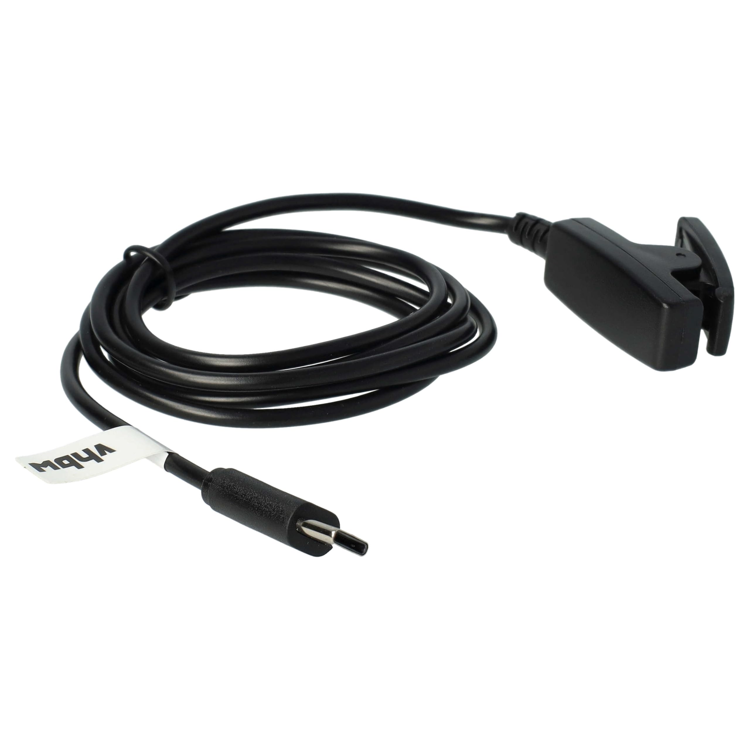 vhbw cavo di alimentazione USB compatibile con Garmin Approach S60, S62, S10, G12, S12, S40 smartwatch tracker - Stazione di ricarica, Nero, 100 cm