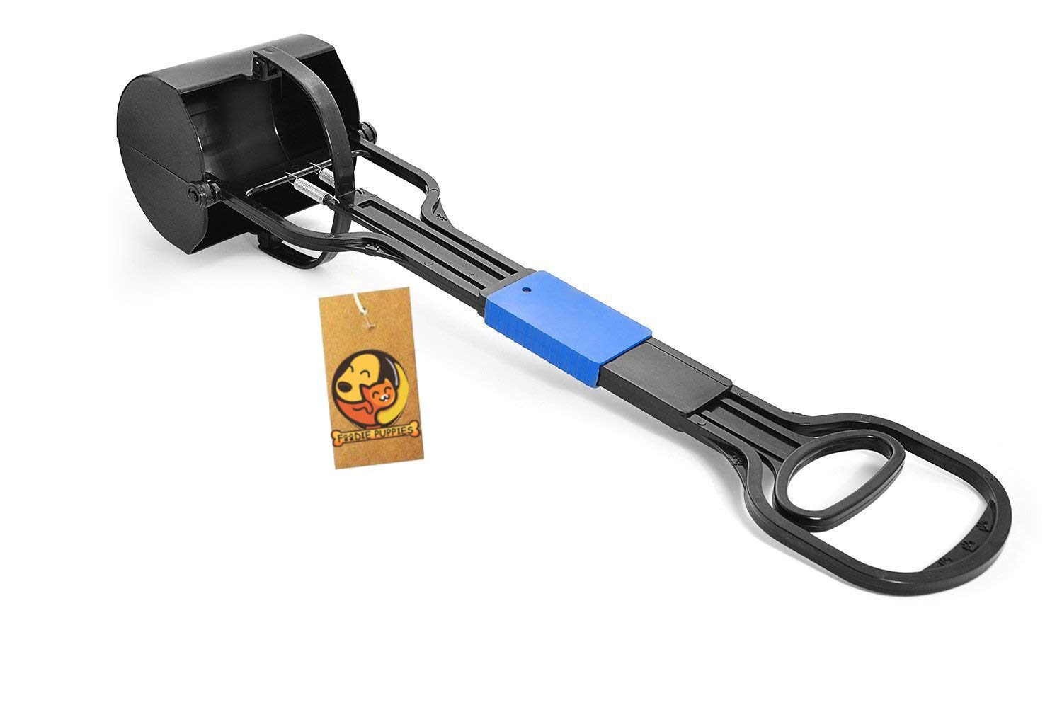 Large Size Foldable Pet Pooper Scooper (Length - 60cm) Long Handle Poop Scoop Dog Sanitary Waste Pickup Removal Suitable for Any Dogs | (Color May Vary) (Large)