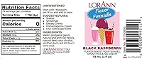 Vista 3 de LorAnn Fuente de sabor a frambuesa negra, botella de 4 onzas