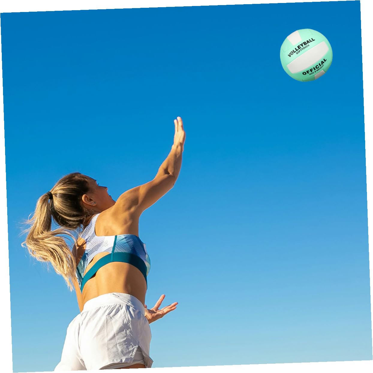 KOMBIUDA 2pezzi Pallone Da Pallavolo Morbido Per Adulti Per Allenamento e Competizioni Indoor Alta Stabilità e Controllo Per Giocatori Di Medie Scuole