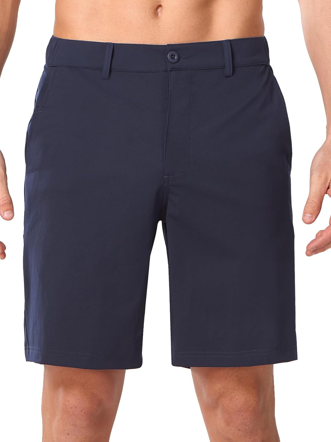 NORTHYARD Men's Golf Shorts with 6 Pockets 9'' Stretch Work Dress Shorts Casual Flat Front Hybrid Short Quick Dry Lightweight
