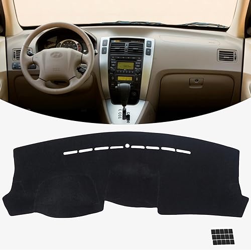 Miniatura 10 de KEYOOG Cubierta del tablero de instrumentos para Hy-undai Tucson 2015-2010, IX35 2015 (para conducción a la izquierda), alfombrilla antirreflejos,