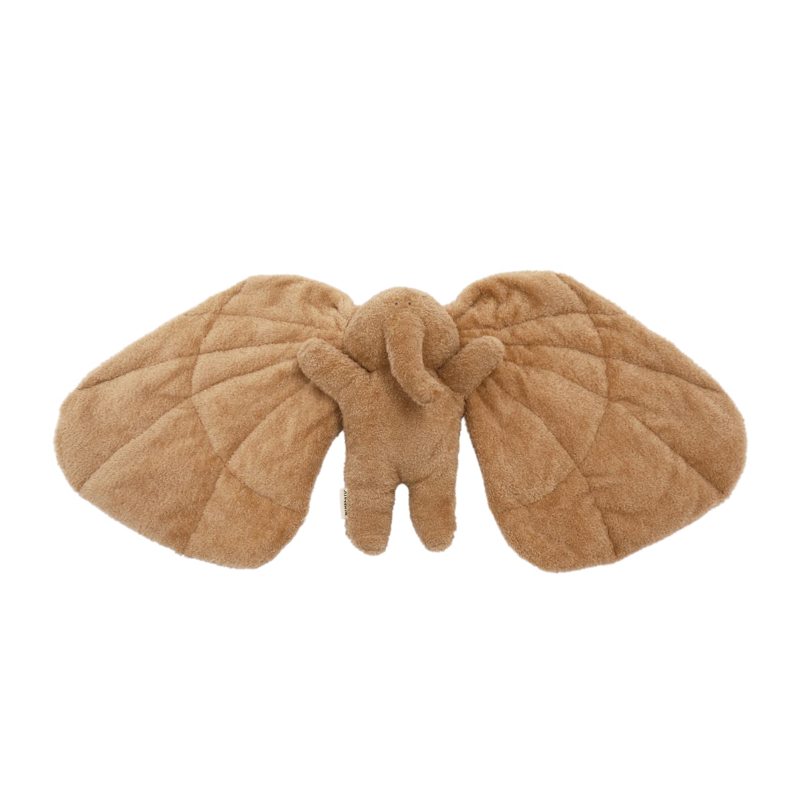 Magma Gewichtetes Kuscheltier Groß (2,2 kg) – Elefant aus Bio-Baumwolle mit Wärme-Kältekissen – Beruhigungshilfe & Einschlafhilfe für Kinder ab 1 Jahr - Braun