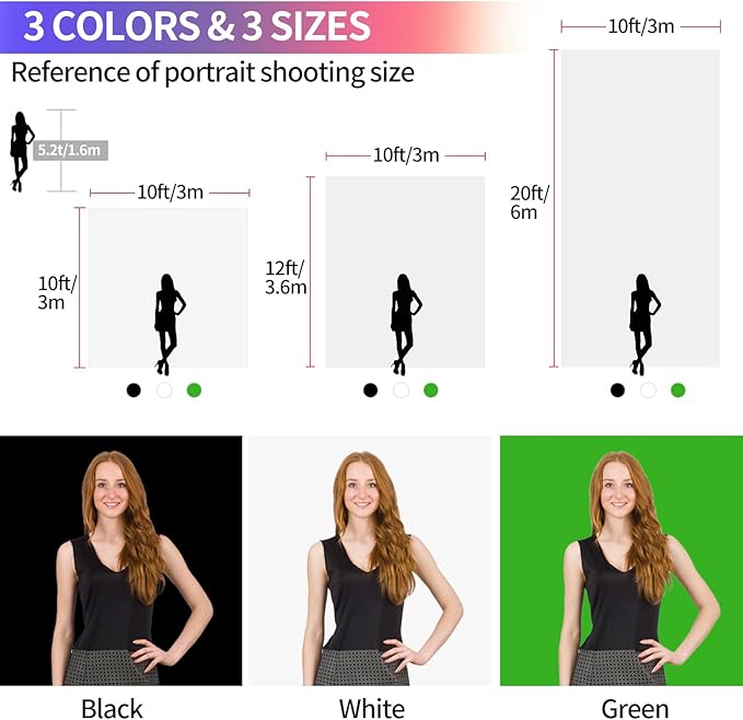 Fondo Blanco para Fotografía 10x10 pies de Poliéster miniatura 9