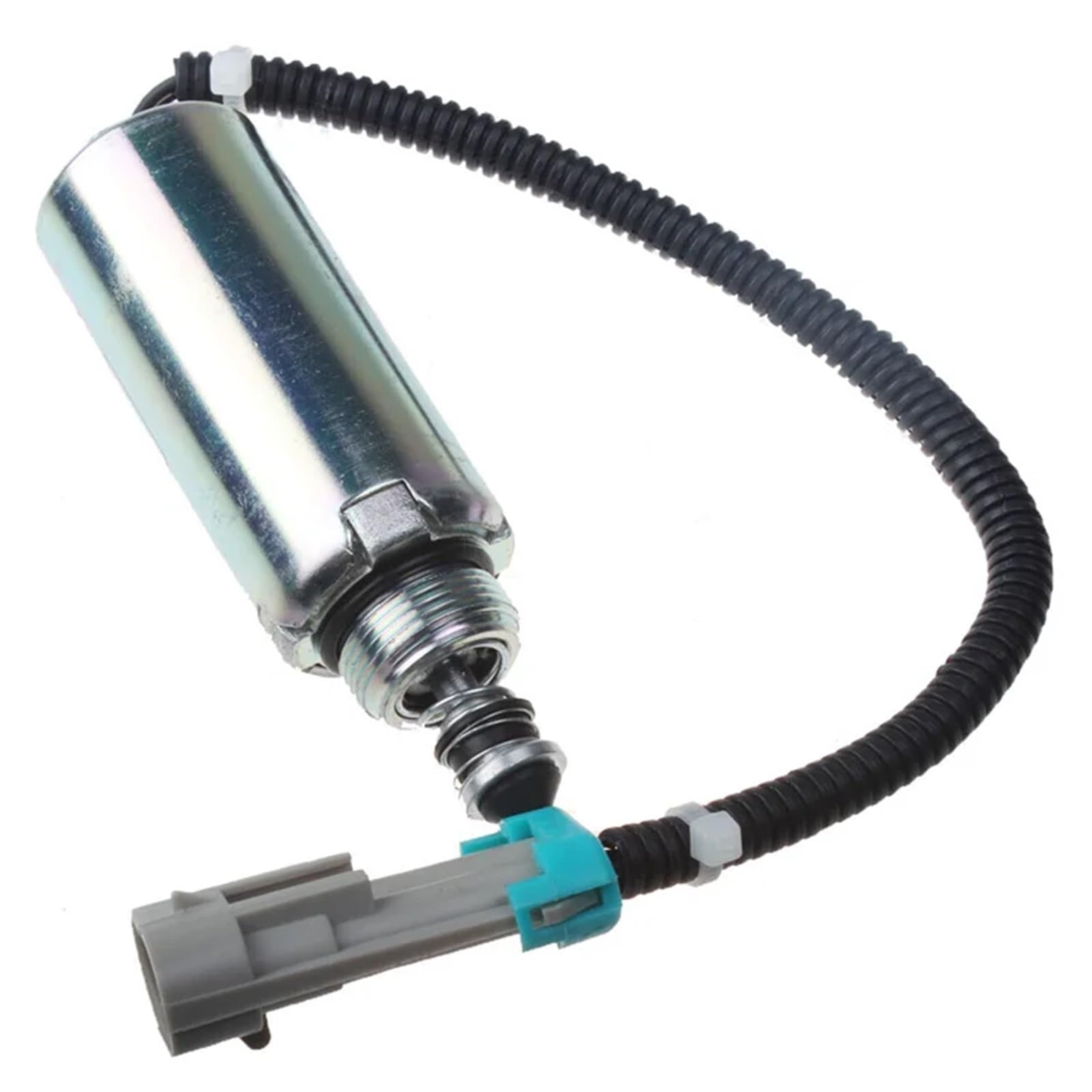 Solenoide de corte de combustible Solenoide de cierre de combustible con válvula magnética 33072-2088, compatible con Chevy 6.5L DS Diesel (1994-2002)