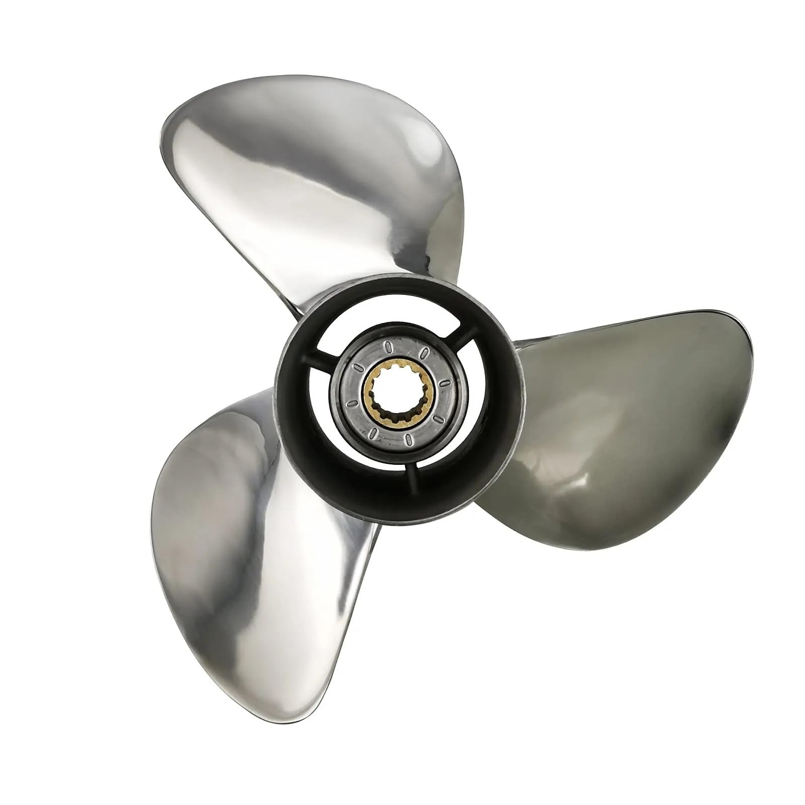 Elica Fuoribordo, Elica fuoribordo in Acciaio Inossidabile 11 1/8 x 14 OEM Fit Motori 25-60HP 3 Pale RIF. n. 697-45970-00-98, 13 Denti scanalati
