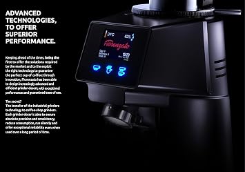 Fiorenzato F64 EVO PRO Premium Electric Burr Coffee Grinder, Espresso Coffee grinder, Coffee Grinder for Home use and Commerical use, Coffee Bean Grinder, Conical Burr Coffee Grinder Machine, Black
