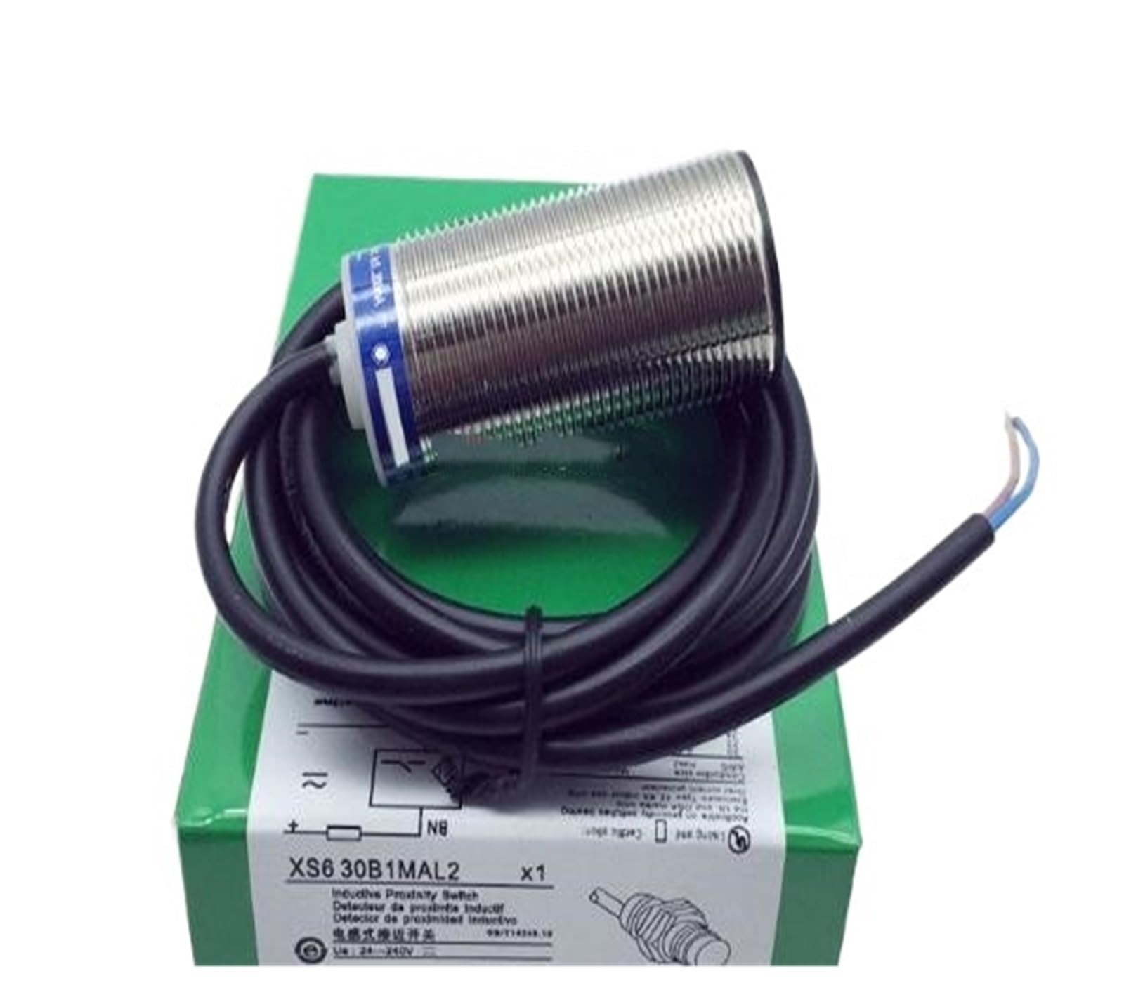 Capteur inductif XS630B1MAL2 haute precision double detection sans contact pour metal
