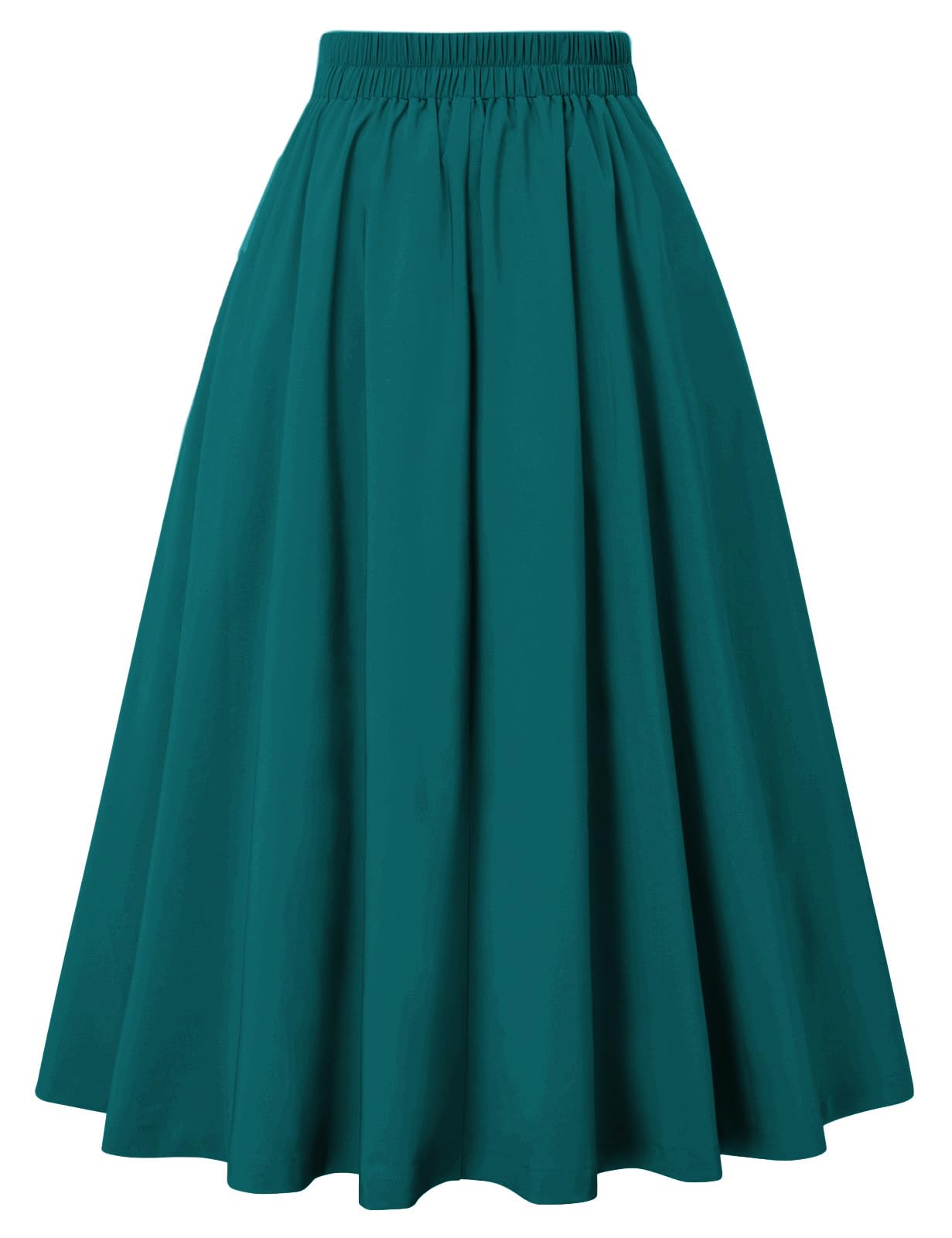 Belle Poque Gonna da Donna Vita Alta a Pieghe Elegante Casual Moda BPE02150